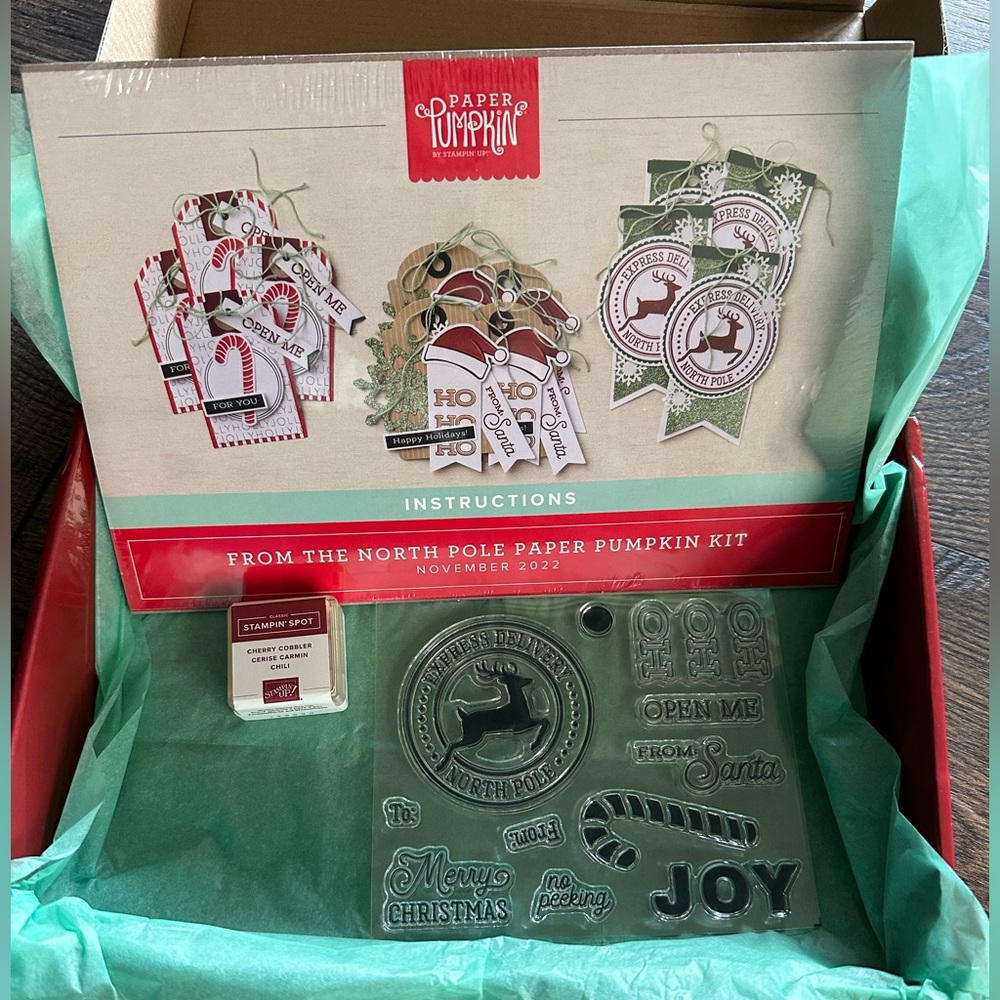 NWT Stampin Up! Paper Pumpkin Kit - From the North Pole